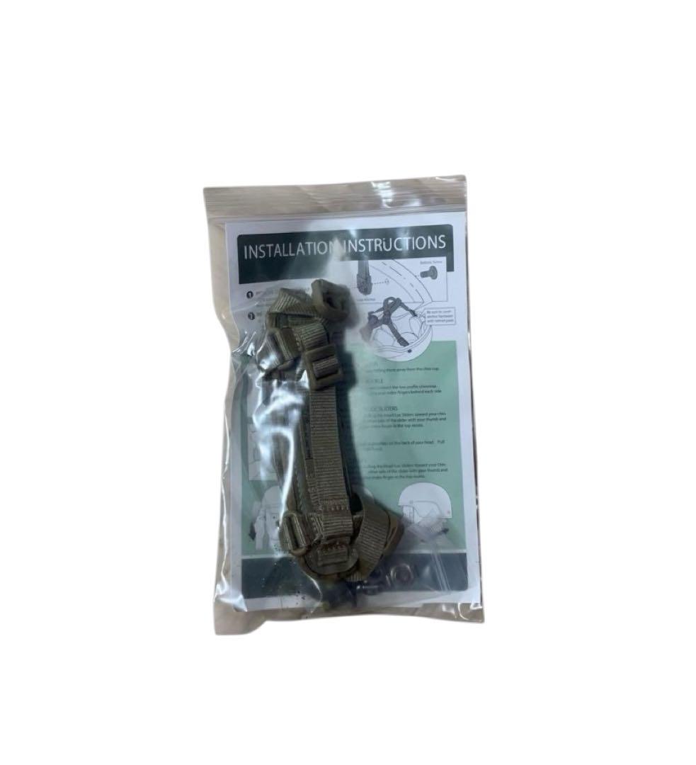 中古ミリタリーヘルメット アゴ紐 パッドセット XLサイズ