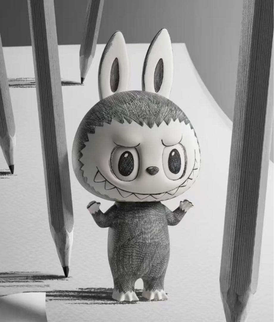 POPMART正規品 MEGA LABUBU 400% sketch 素描ver