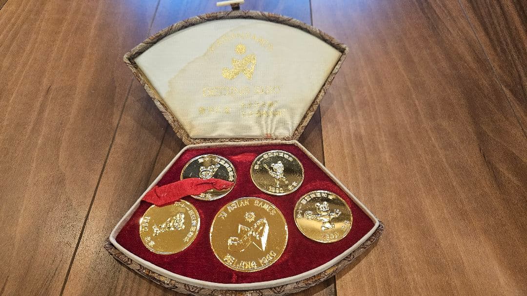 希少 24金メッキ1990年北京五輪限定記念　北京奥运会限量版纪念币