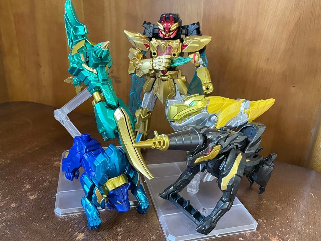 ゴジュウジャー　ミニプラ塗装