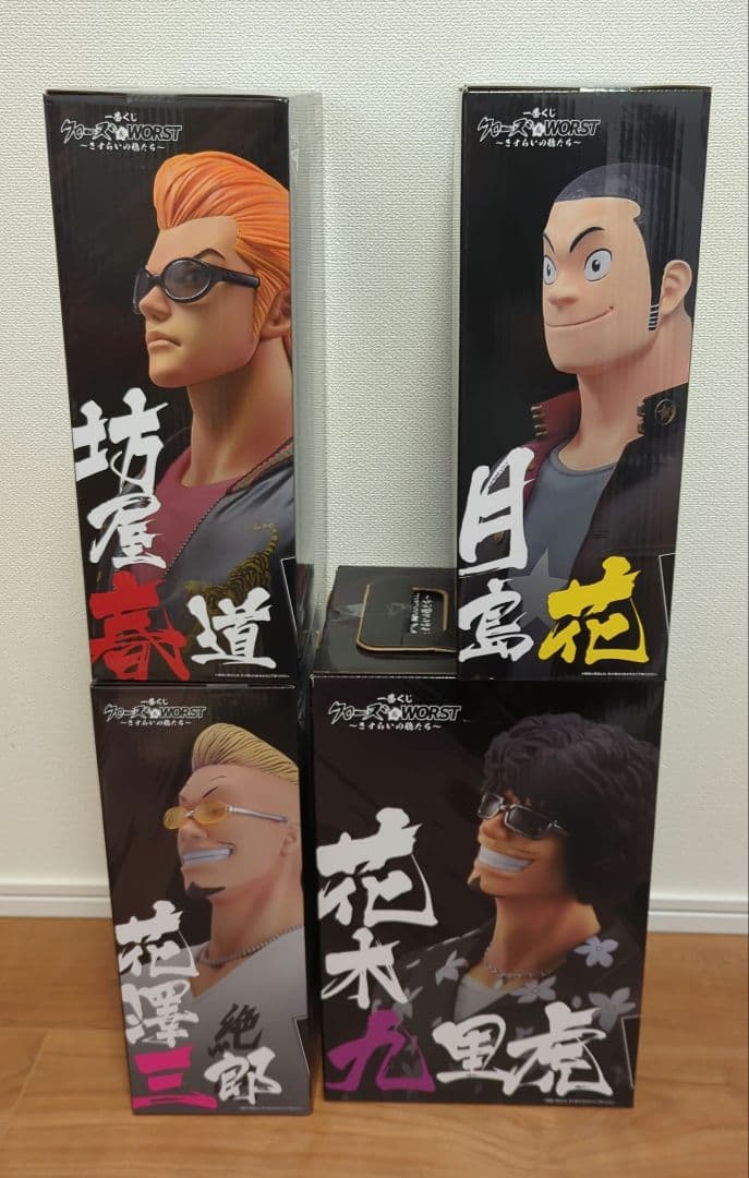 一番くじ　クローズ&WORSTさすらいの鴉　フィギュア　フルコンプセット