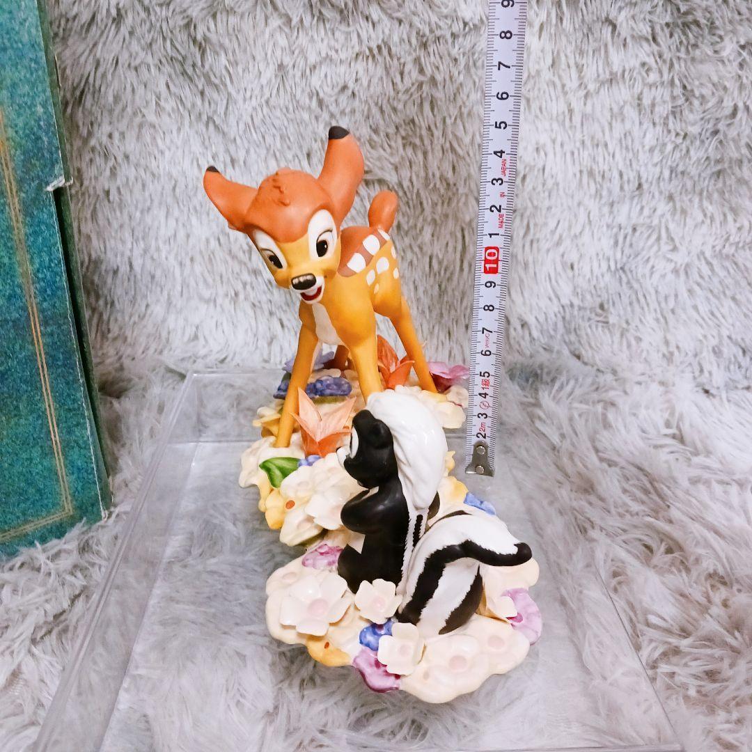 ✨WDCC バンビ&フラワー 磁器フィギュア♦Bambi Flower 50周年
