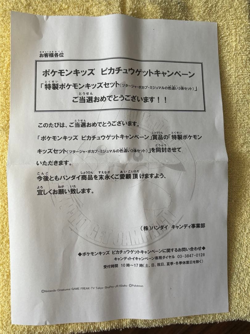 あ*き様 特製ポケモンキッズ3体セット色違い当選品　新品未使用品