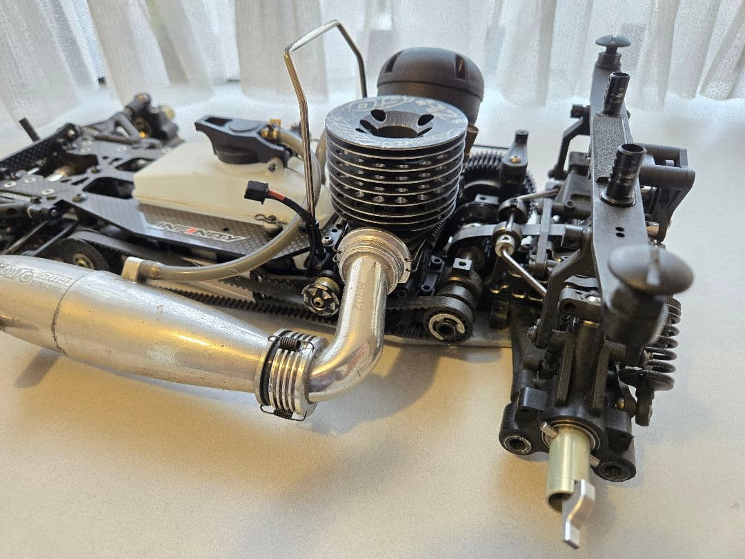 IF18 インフィニティ ラジコン エンジンカー 1/8 メカ プロポ オマケ
