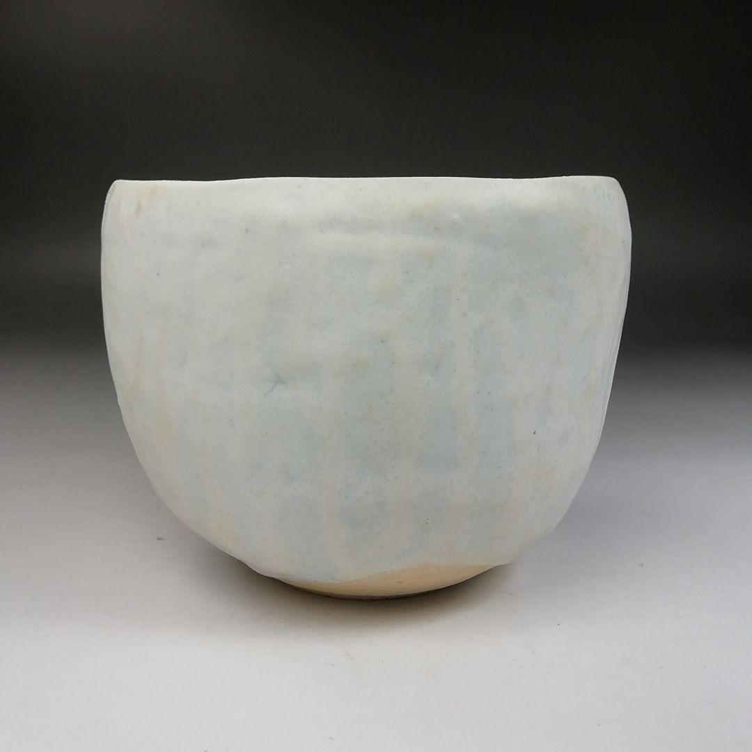 Ｗ１０６　茶碗　『白磁　茶碗』『加藤洋二 作』　共箱　抹茶碗　茶道具