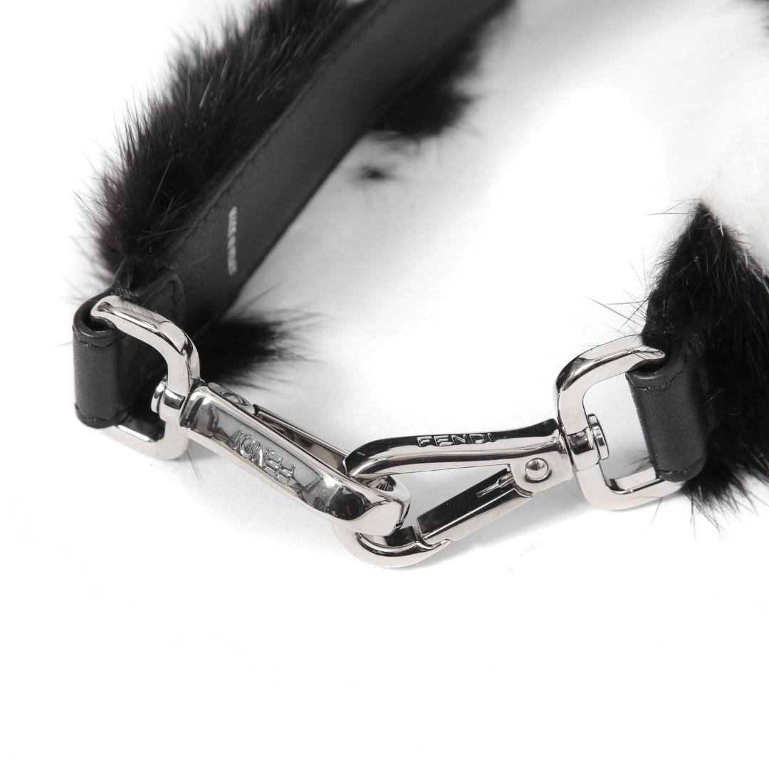 FENDI MINI STRAP YOU ミンクファー レザー バッグストラップ
