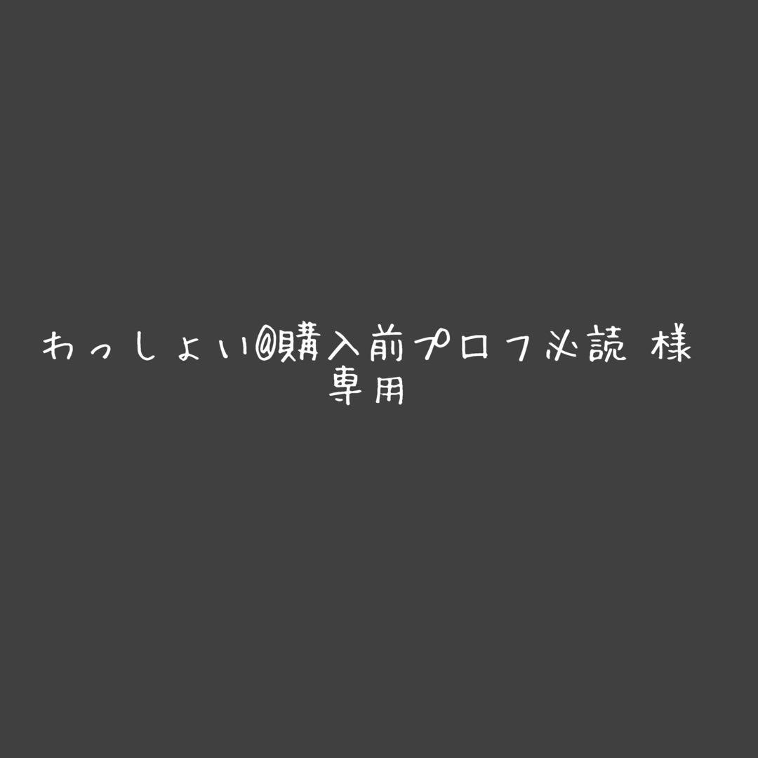 わっしょい@購入前プロフ必読