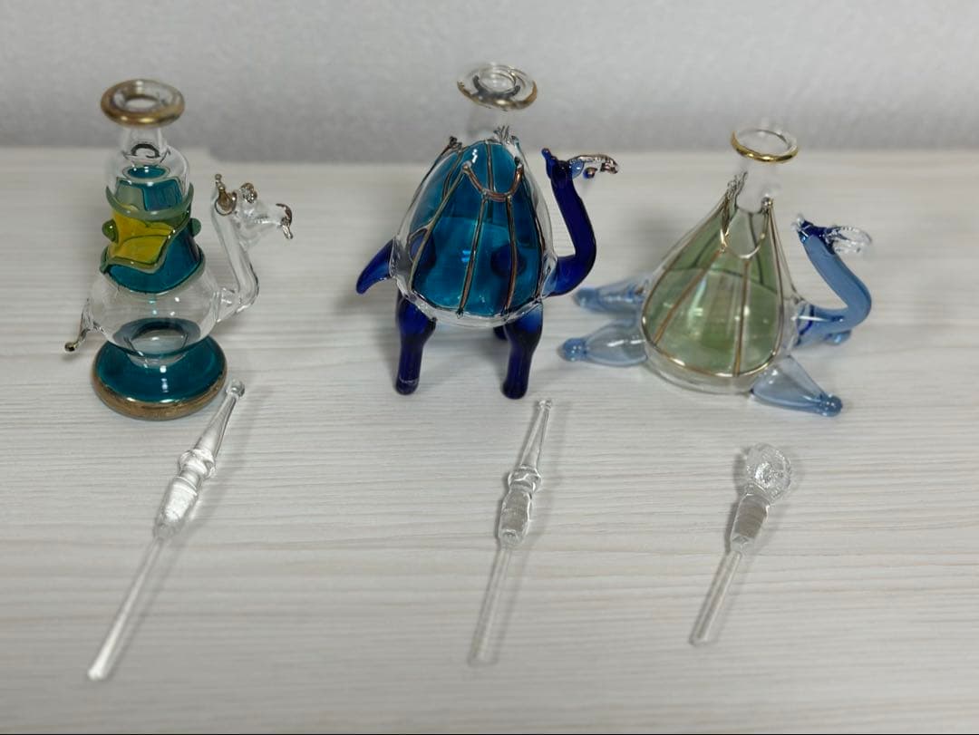 エジプト　香水瓶　ラクダ　3個セット