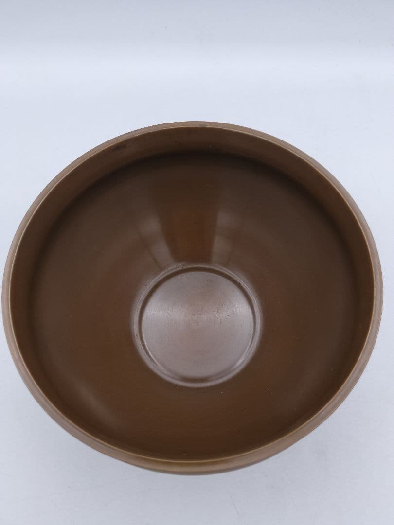 c174 建水 唐銅 唐草彫 藤井宗喜 鵬雲斉好写 木箱 茶道具 古物