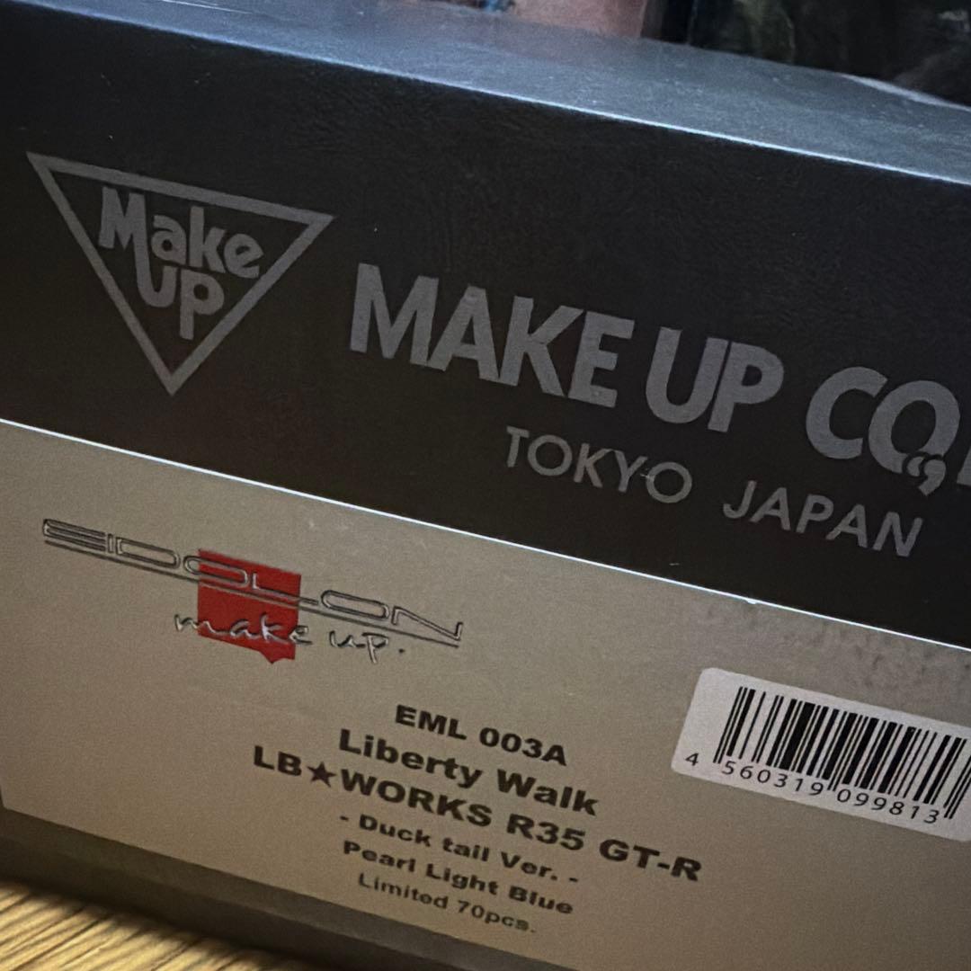 LBWK Nissan GT-R ライトブルー 1/18 ミニカー