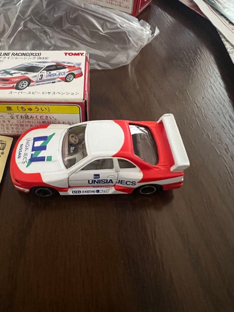 トミカ ミニカーセット Nissan Skyline R34/R33 赤箱　絶版