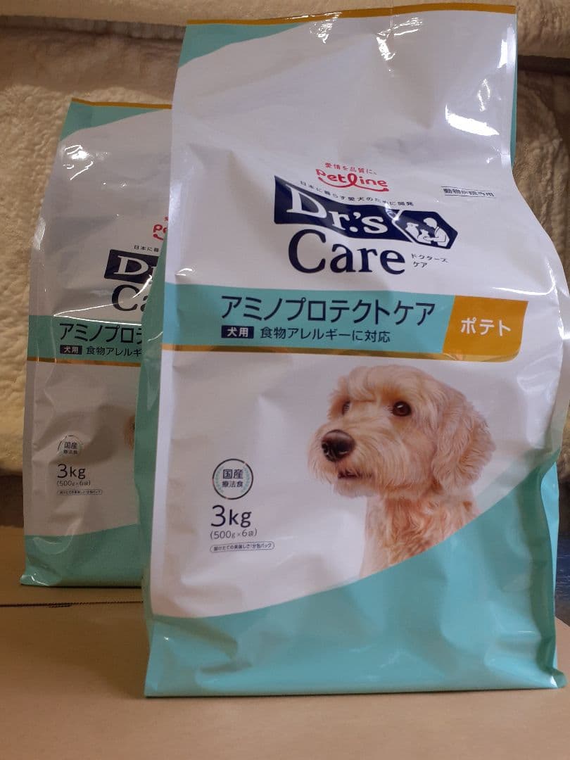あざらしぺんぎんちゃん様ドクターズ犬療法食アミノプロテクトケアポテト3kg×2袋
