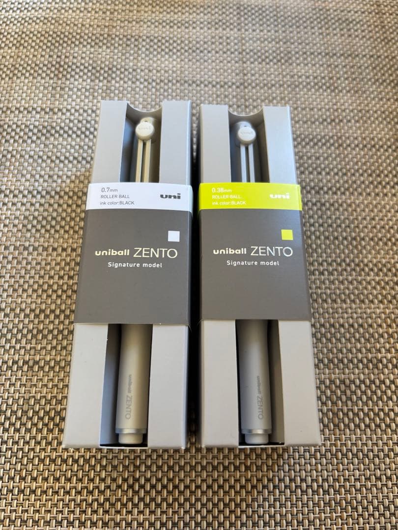 uni-ball ZENTO ボールペンセット シルバー・ゴールド