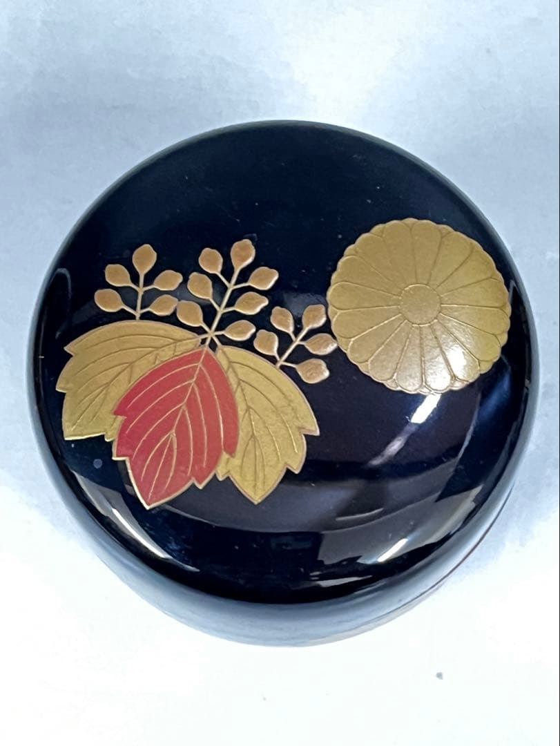 E572 棗　大棗　高台寺蒔絵　香庵　輪島塗　茶入れ　抹茶入　茶道具　茶器