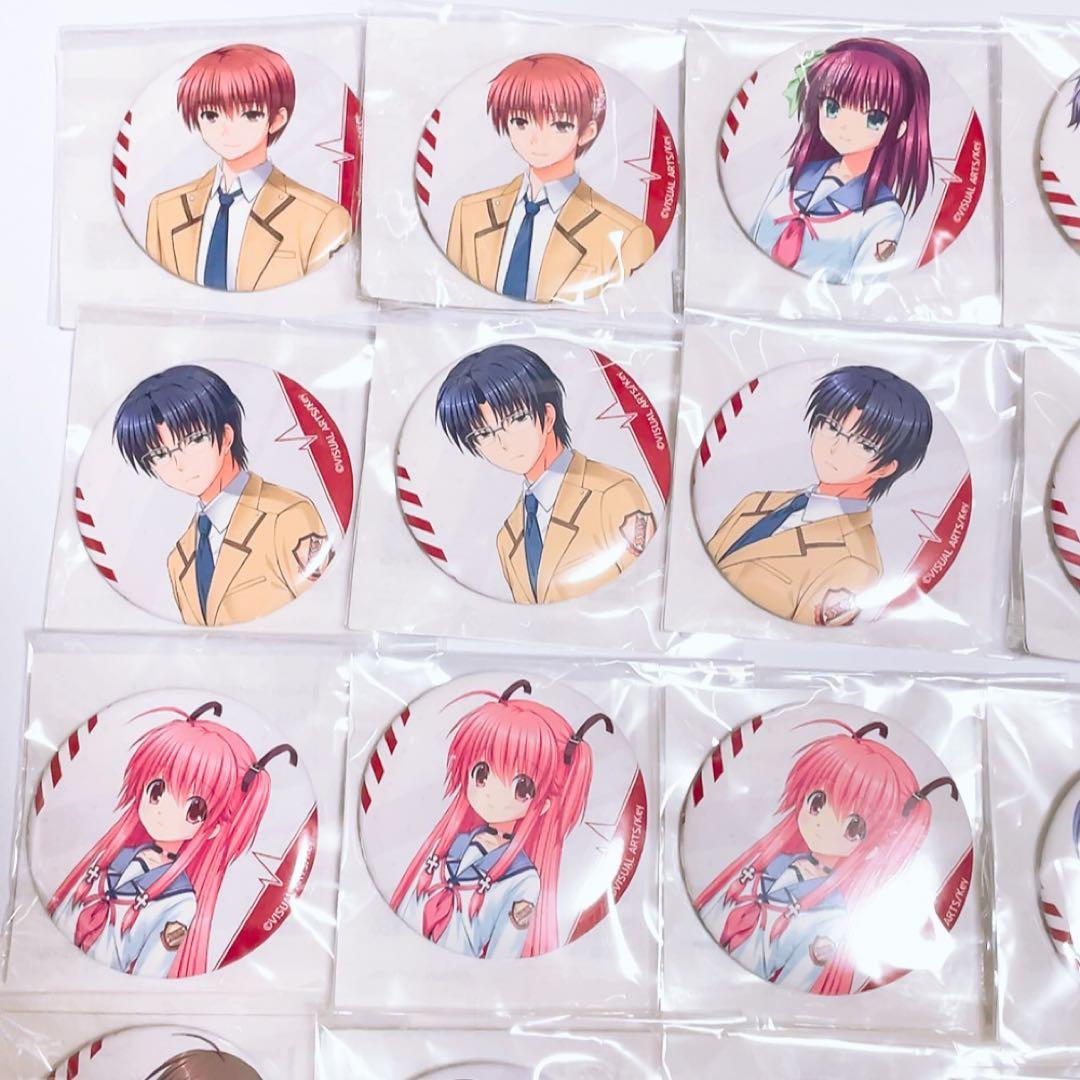 EⅠ Angel Beats! メモリアルくじ Eurekaくじ E賞 缶バッジ