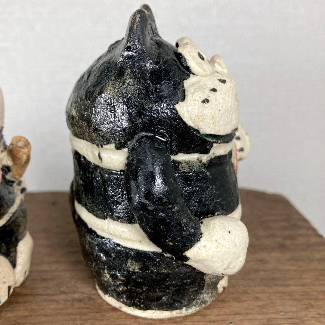 3セット　のらくろ　置物　水滴　陶芸　陶器　焼き物　レトロ　アンティーク　アニメ