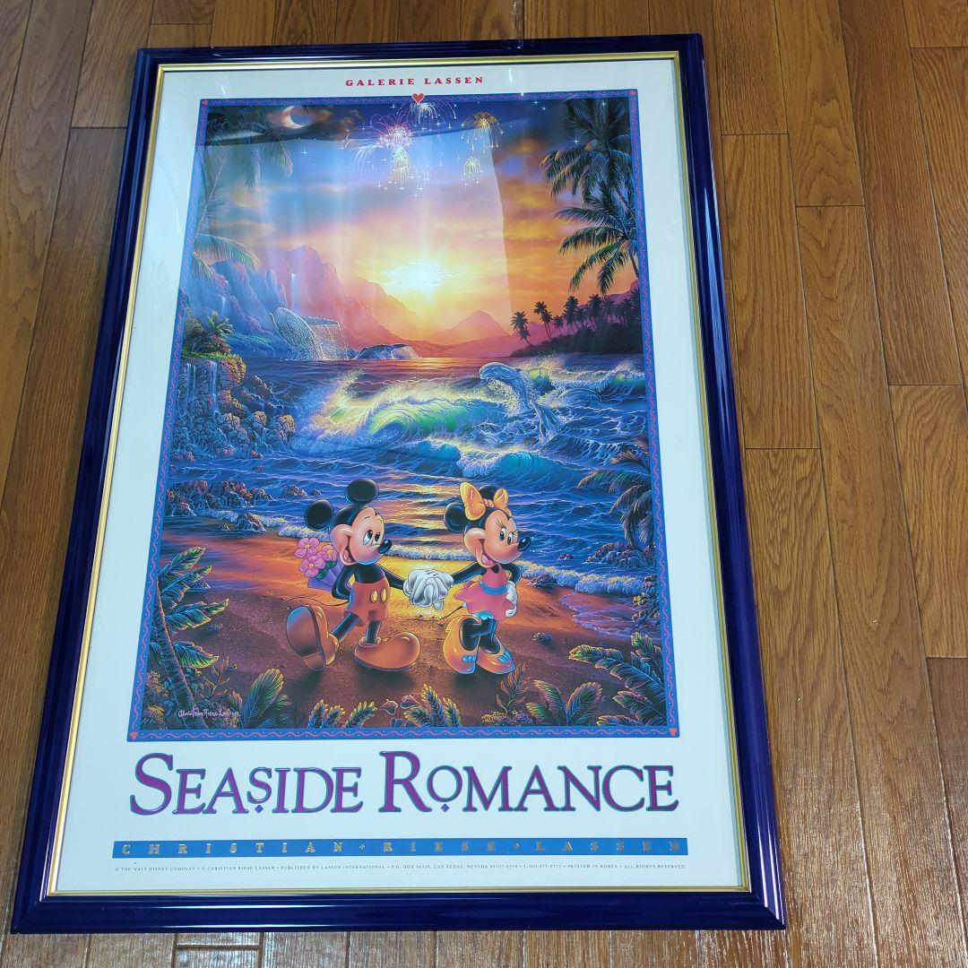 SEASIDE ROMANCE ポスター額縁付き
