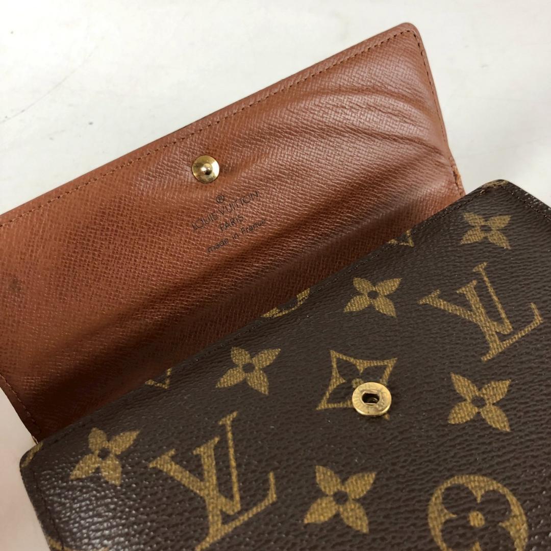 LOUIS VUITTON ルイヴィトン エテュイパピエ モノグラム 三つ折り財