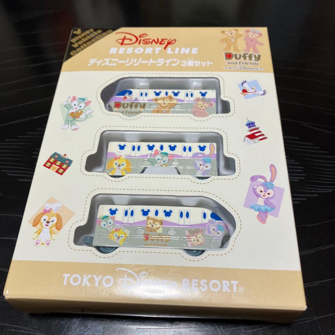 ダッフィーアンドフレンズ　ディズニー リゾートライン 3両セット