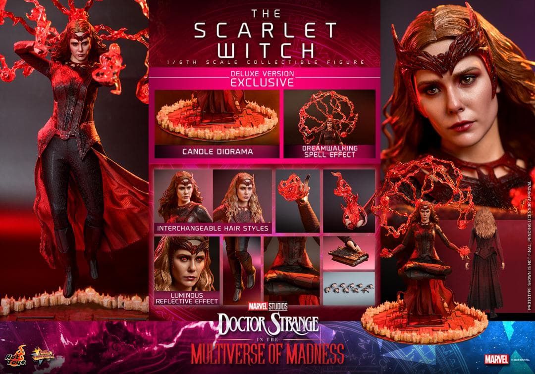 ホットトイズ ドクターストレンジ スカーレット・ウィッチ ボーナスアクセサリー付