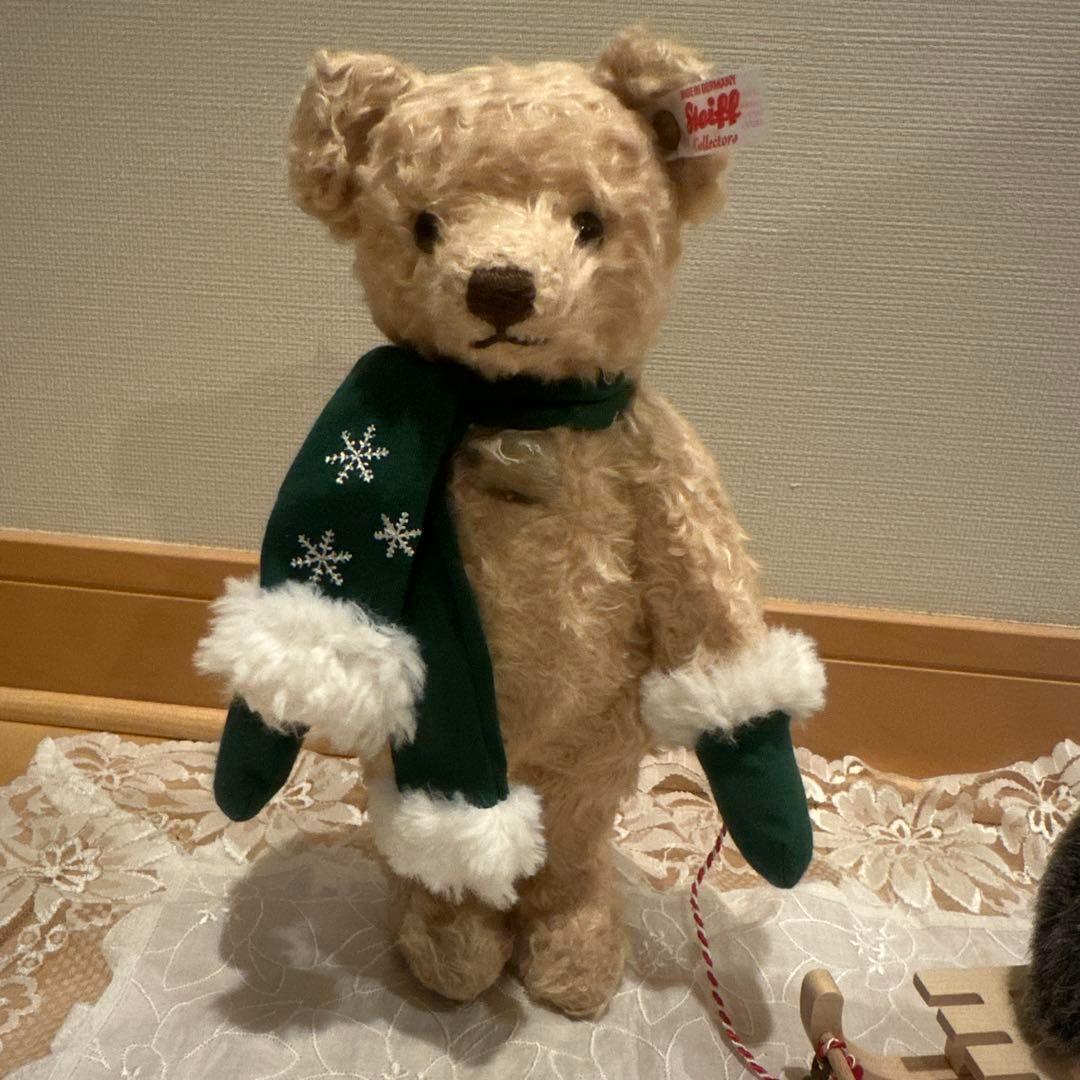 シュタイフ　Steiff テディベアとハリネズミ