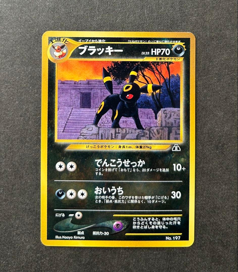 未使用　ポケモンカードneo　ブラッキー　 旧裏　プレミアムファイル2