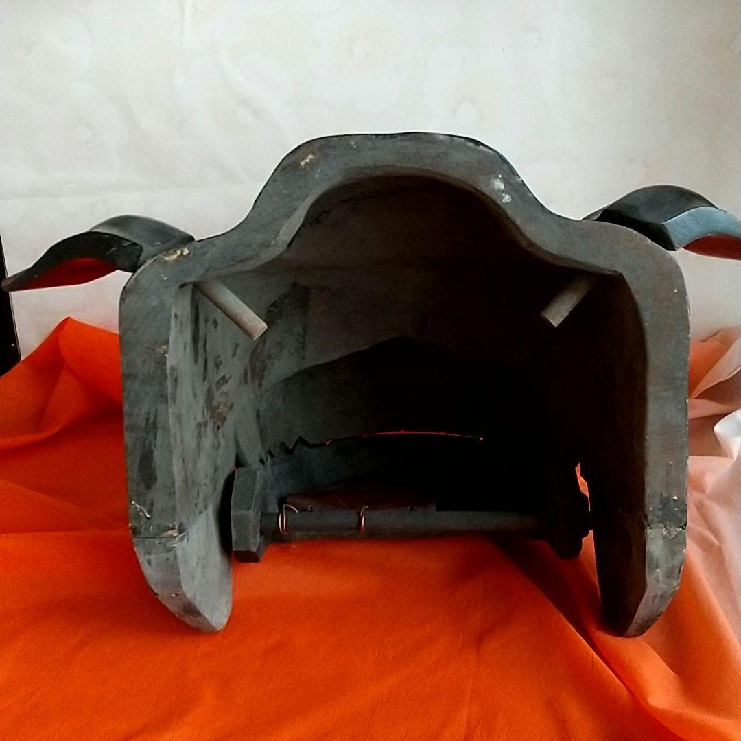 工芸品　木製　獅子頭 獅子舞　雄獅子
