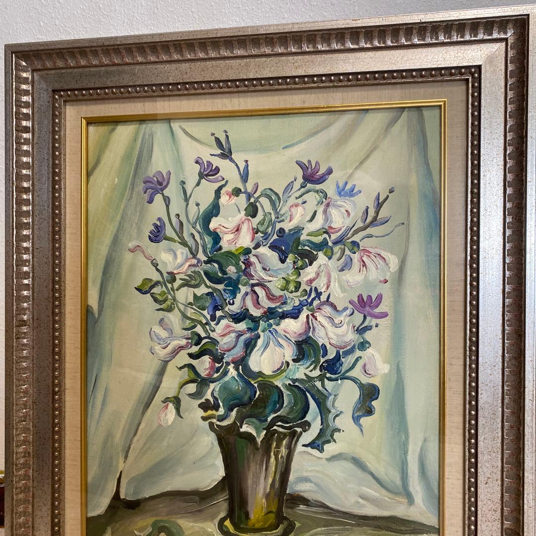 クザーコフ G.G 野に咲く花　　10号絵画