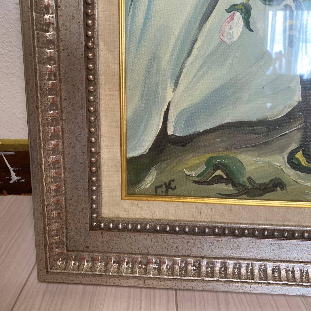 クザーコフ G.G 野に咲く花　　10号絵画