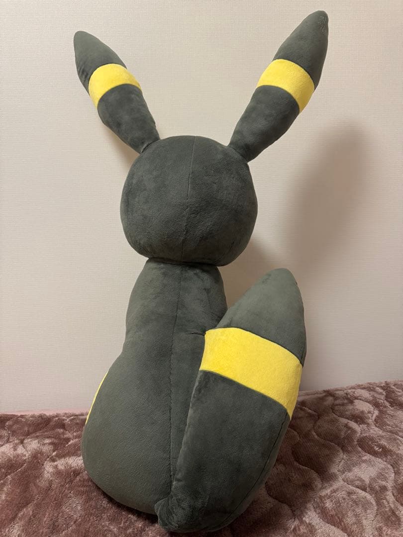 【　希少品　】等身大ブラッキー　おすわり　ポケモンセンター　ぬいぐるみ　受注生産