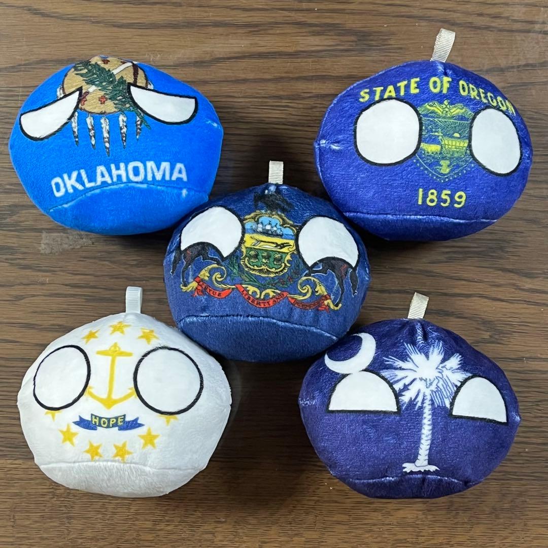 ぬいぐるみ Polandball plush dolls All USA