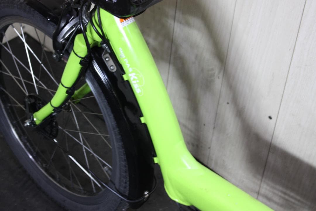 電動アシスト自転車 グリーン 2バスケット付き