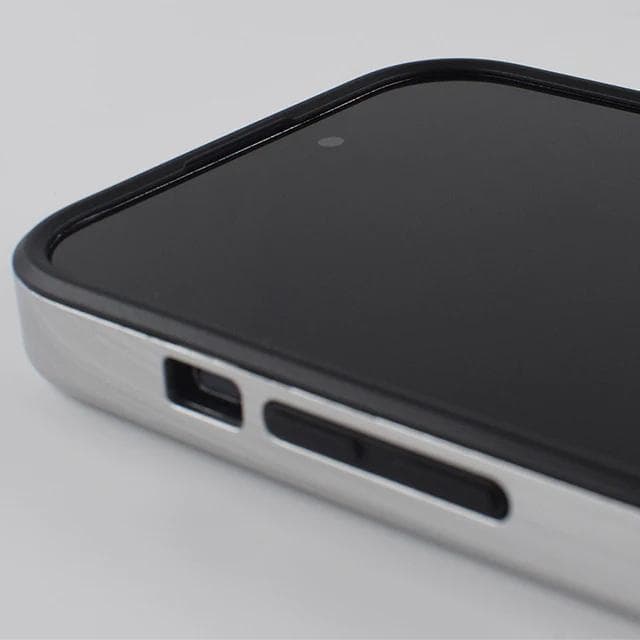 iPhone15 Pro 米軍MIL耐衝撃2層構造ケース★送料無料★シルバー