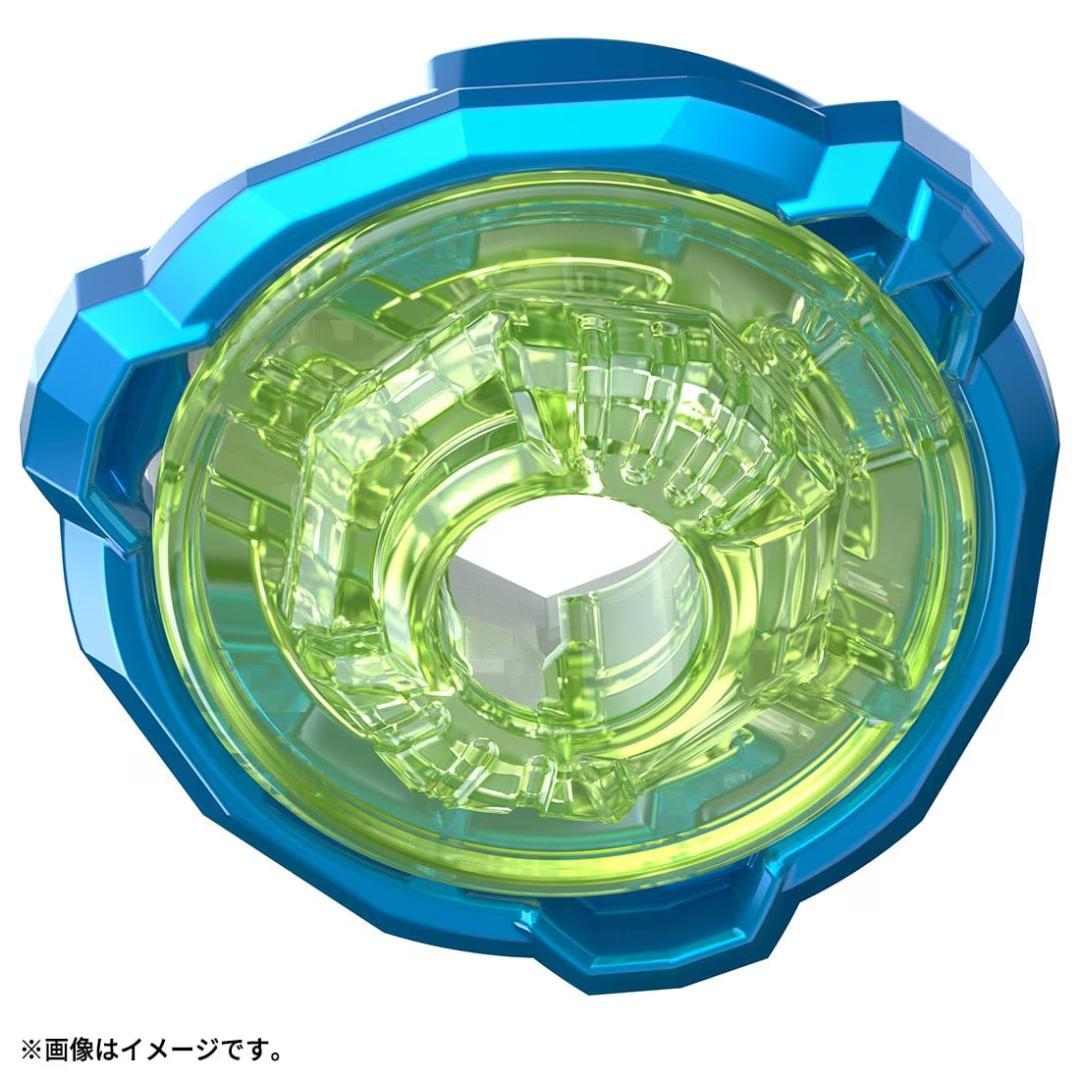 エアロペガサス 3-70A ダブルメタルコート ブルー×グリーン ベイブレードX