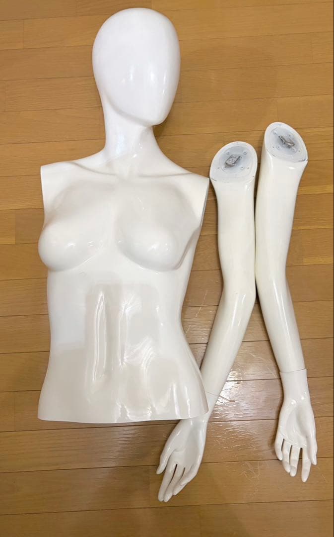 ホワイト女性マネキン フルボディ
