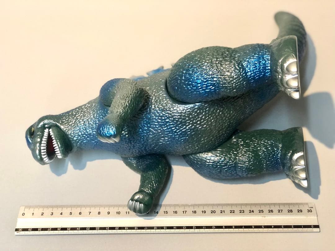 世紀の大怪獣 マルサン ゴジラ クラシック 450 ゴジラブルー ソフビ