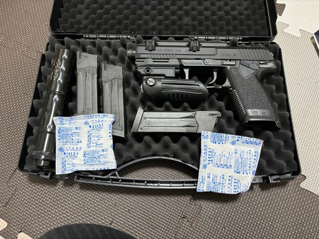 美品mk23 東京マルイ SOCOM ソーコム Mk23 固定スライドガスガン