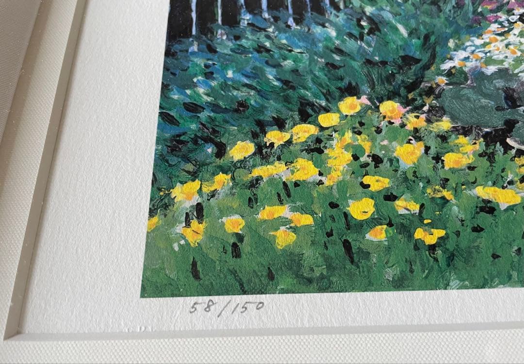 ギィ・ベガン　Guy Begin 絵画「私の庭の香り」 ジグレー　版画