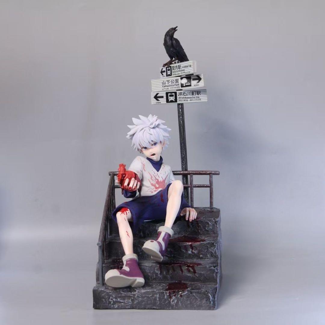 海外限定　キルア・ゾルディック ガレージキット　フィギュア　約30cm