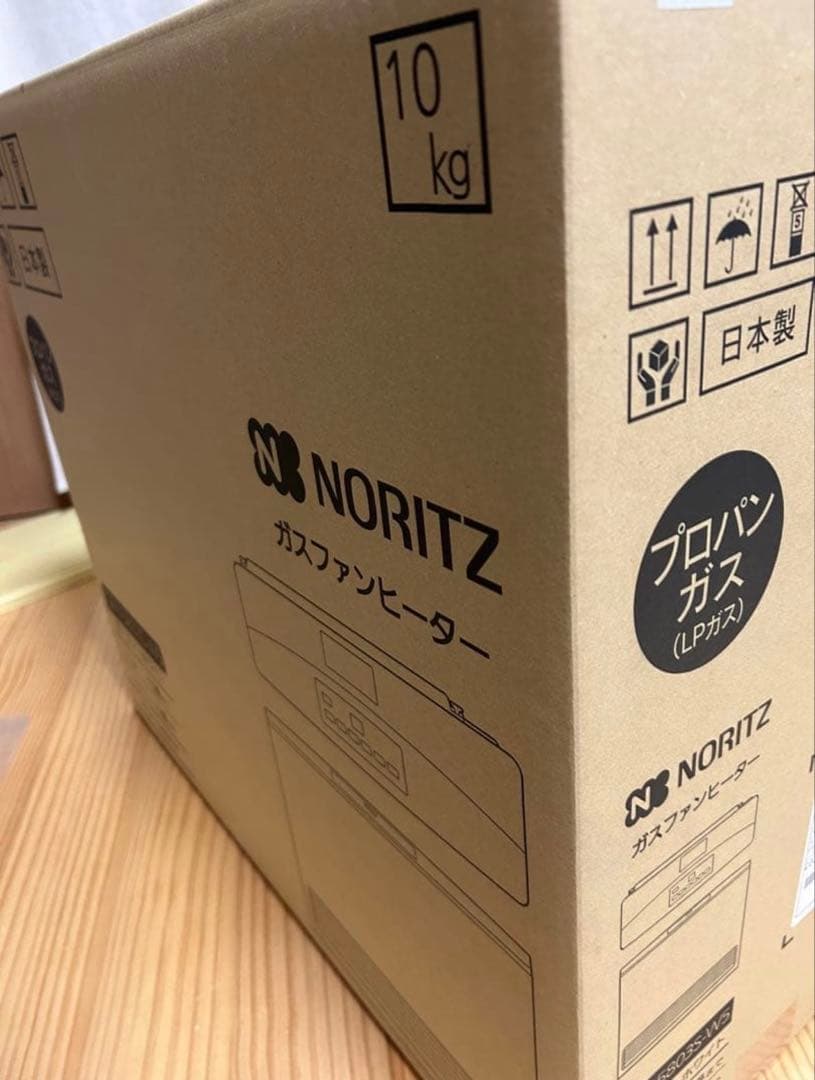 新品未開封☆NORITZ ガスファンヒーター GFH-5803S-W5☆LPガス