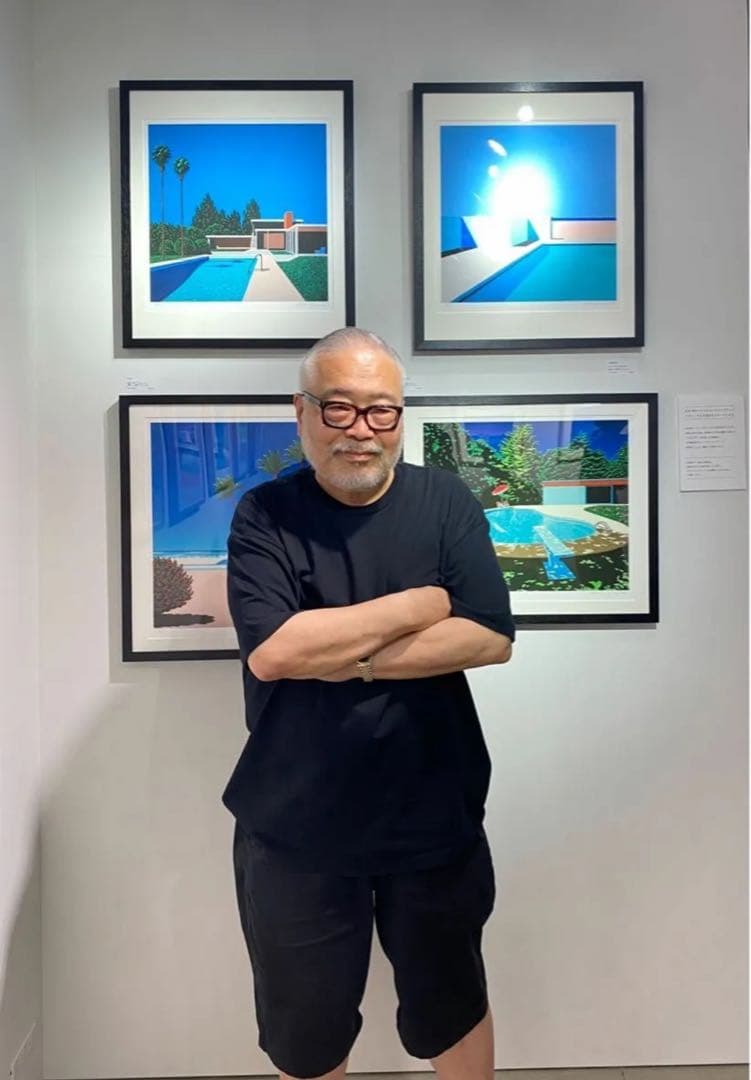 【超希少アート❗️入手困難品❗️】永井博 直筆サイン証明書付き 限定版ジークレー作品