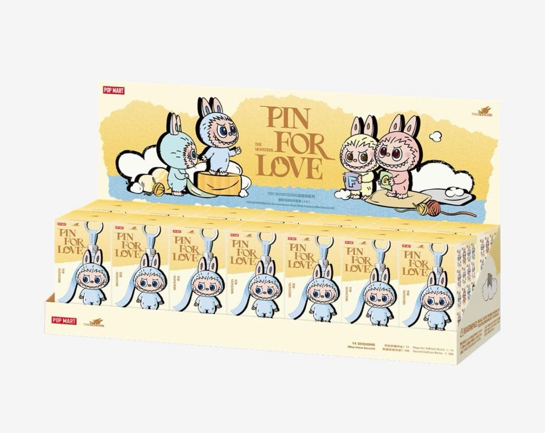 アイドル POP MART The Monsters PIN FOR LOVE A-M