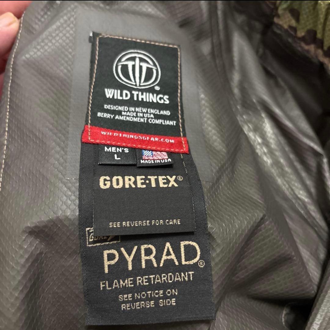 米軍　実物　WILD THINGS GORE− TEX ハードシェルパンツ L