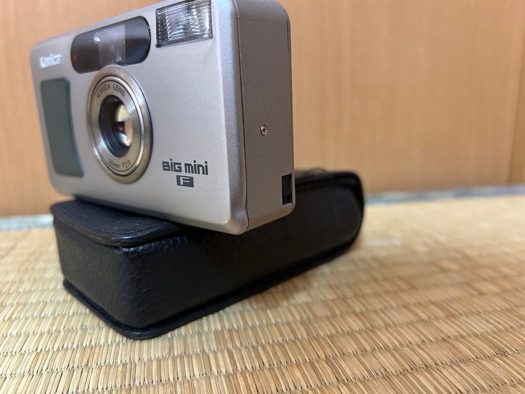 ゆ*中様 【動作確認済】Konica BiGmini Fフィルムカメラ ケース付