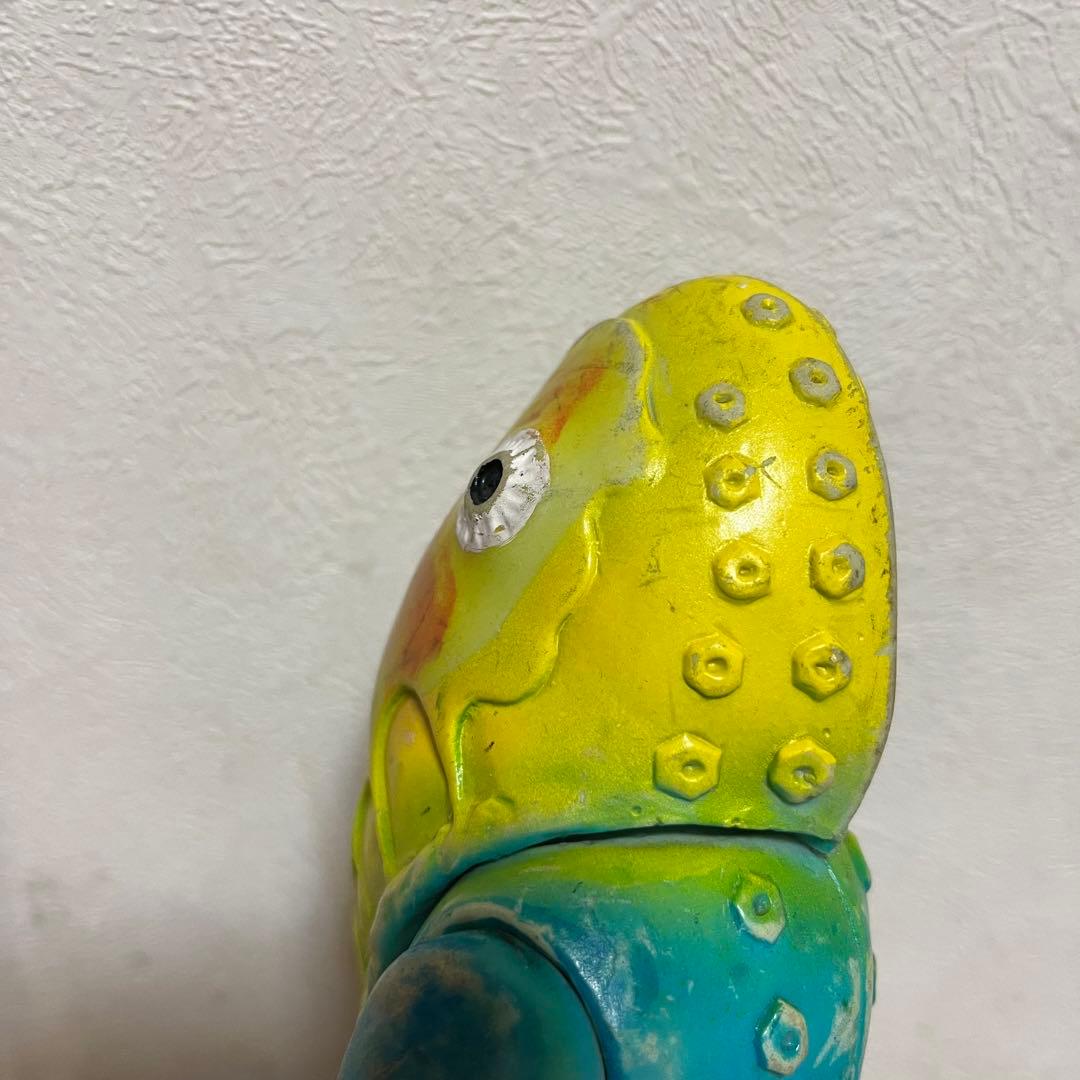 メトロン星人　マルサン　円谷プロ　ソフビ　当時物