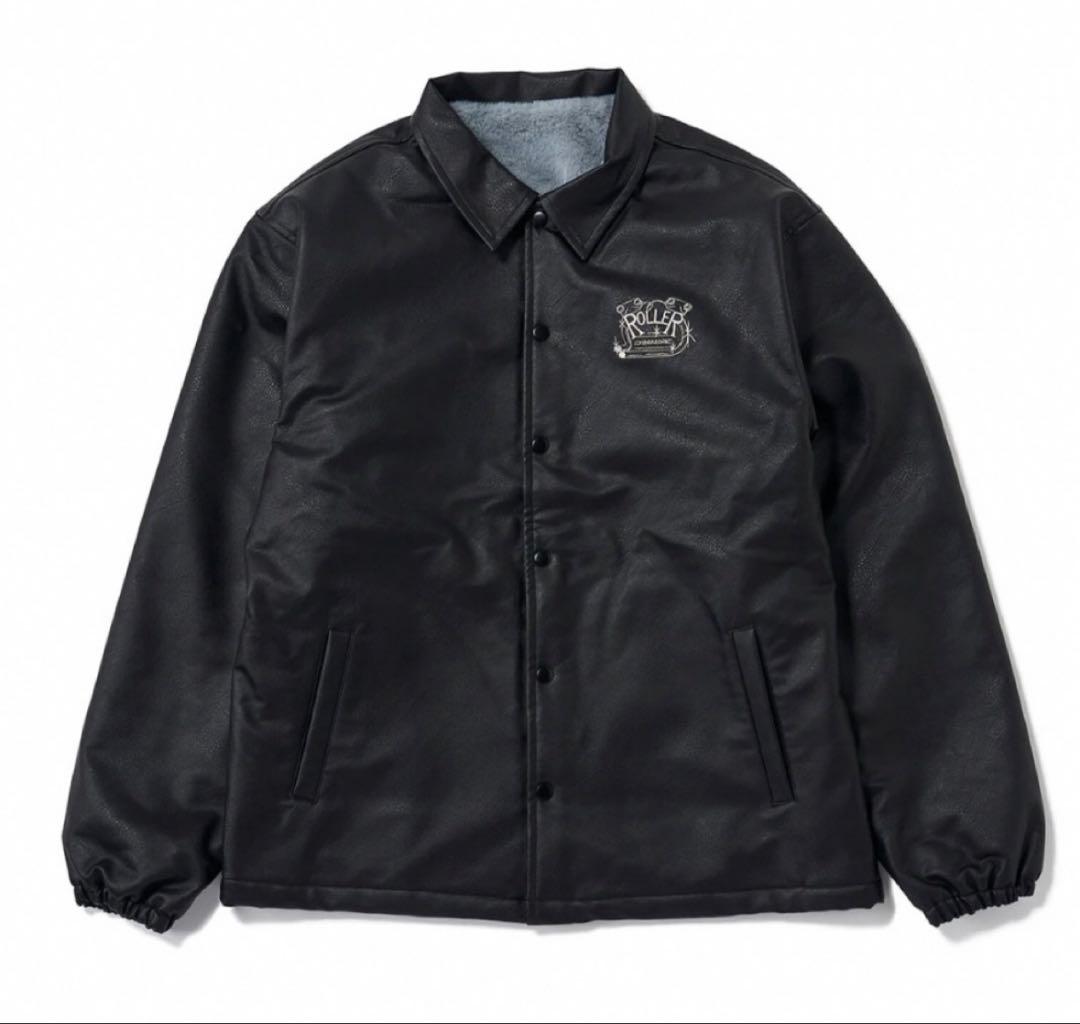 木村拓哉着 ROLLER FAKE LEATHER COACHJACKET