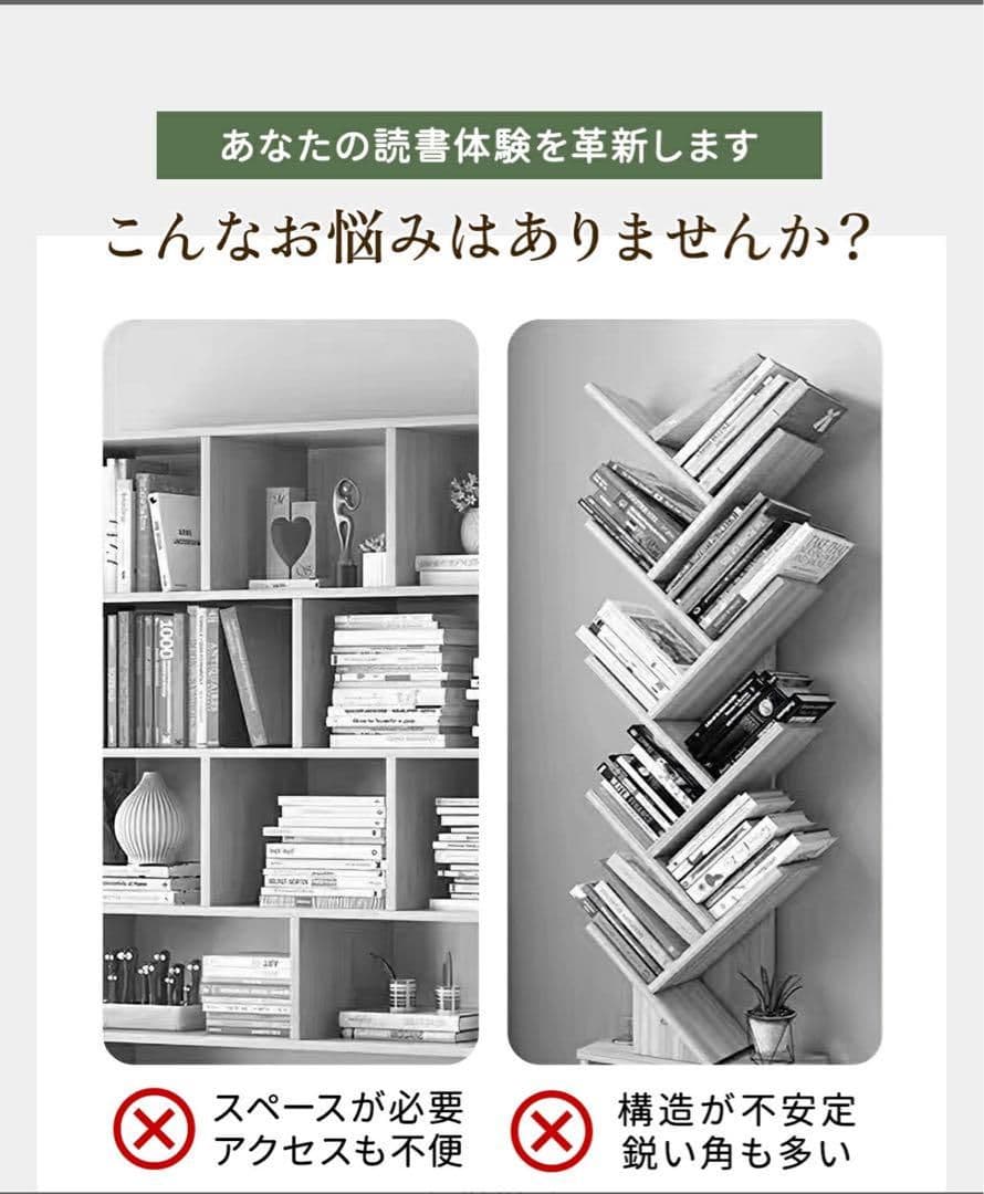 本棚 (回転式本棚) 絵本棚 木製 回転 天然木 3段 4段 ５段C58