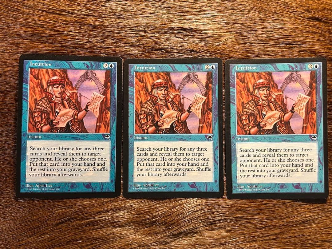 MTG 直観/Intuition 英語 TMP 3枚セット バラ売り可