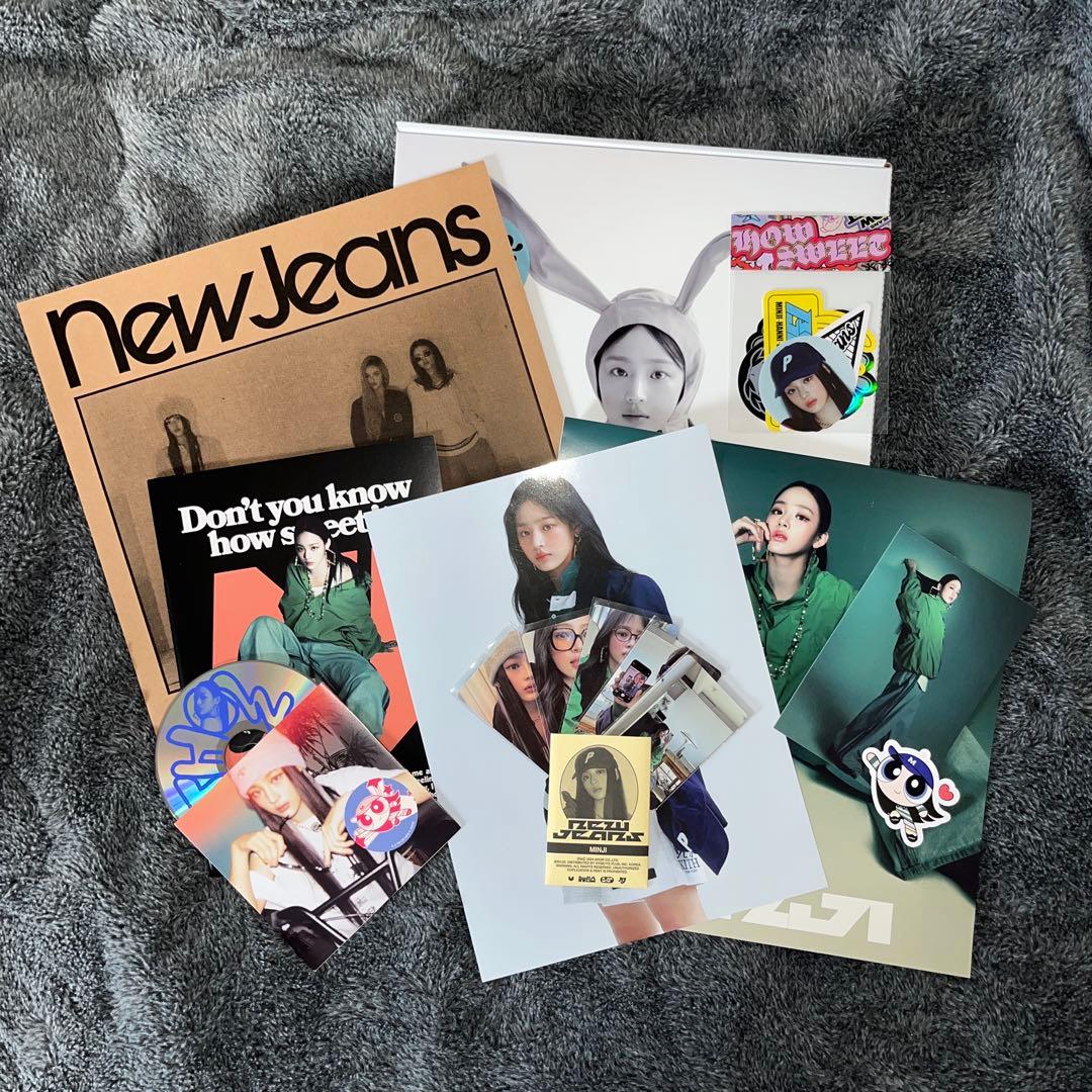 newjeans アルバム グッズ　ミンジ まとめ売り　キーリング　ナップサック