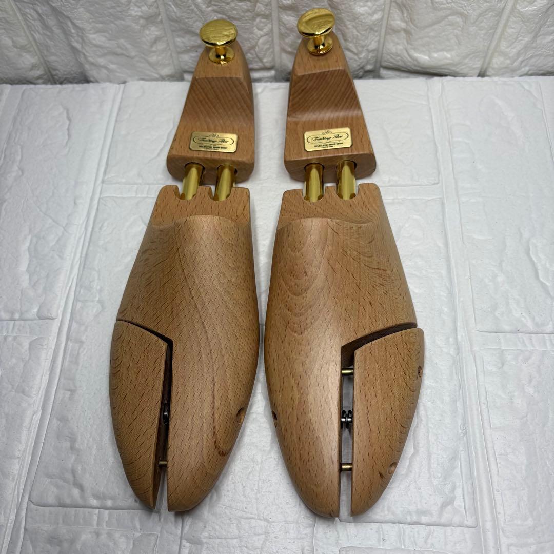 セール‼️【美品】 浅草靴誂 ストレートチップ 内羽根 シューツリー付 25cm